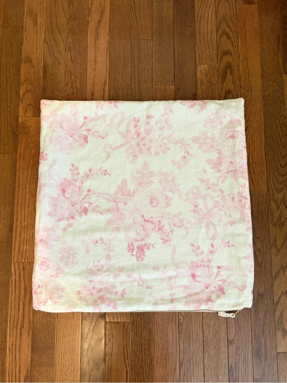 LoveShackFancy Pink Floral Decorative Pillow